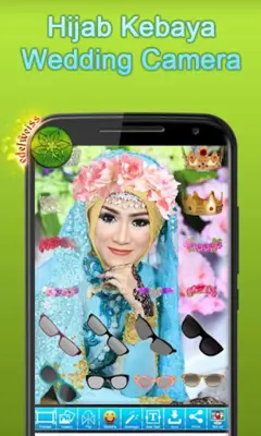 Hijab Kebaya Wedding Camera android App screenshot 1